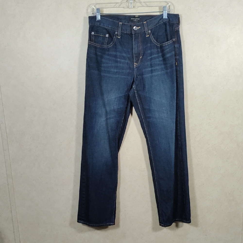 6125 Men's Banana Republic dark wash straight leg jeans 31 X 30